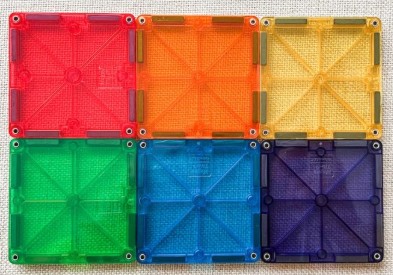 Kit Didáctico STEM de Figuras Geométricas Magnéticas Cuadrados