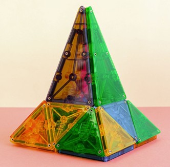 Kit Didáctico STEM de Figuras Geométricas Magnéticas – Triángulos, Hexágonos y Pentágonos