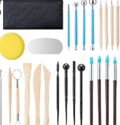SET INTEGRAL DE HERRAMIENTAS DE MODELADO Y ESCULTURA ESCOLAR
